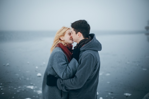 beautiful young happy couple