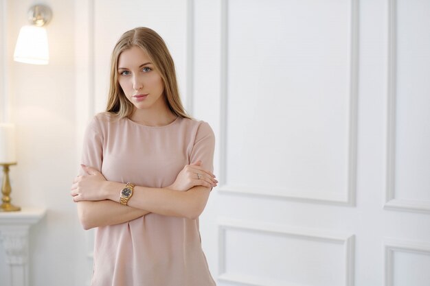 Beautiful young woman portrait