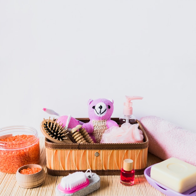 Beauty and bathroom concept