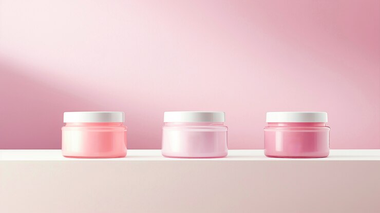 Free Photo beauty and cosmetics product with soft pink tones