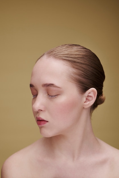 Beauty portrait of young woman