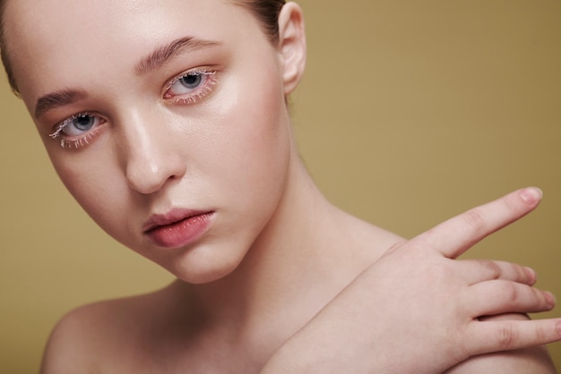 Beauty portrait of young woman