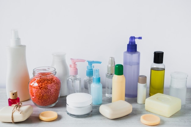 Free photo beauty product still life