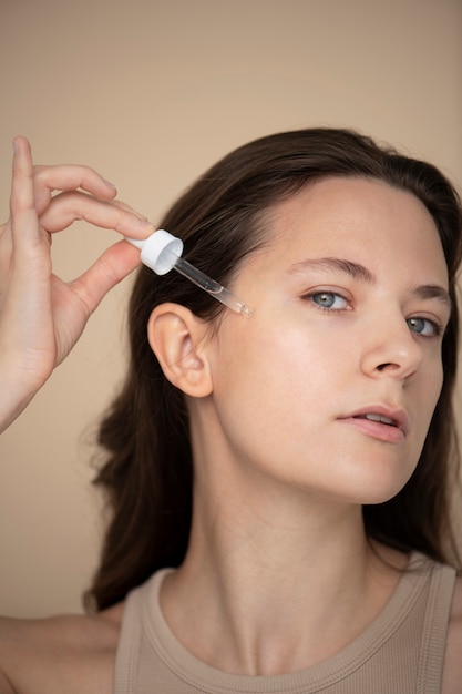 Beauty and treatments portrait