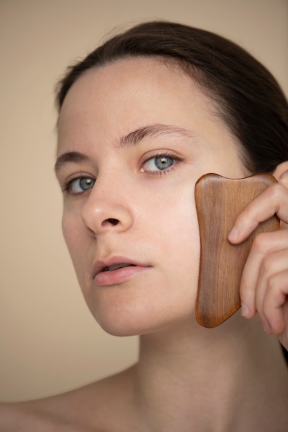 Beauty and treatments portrait