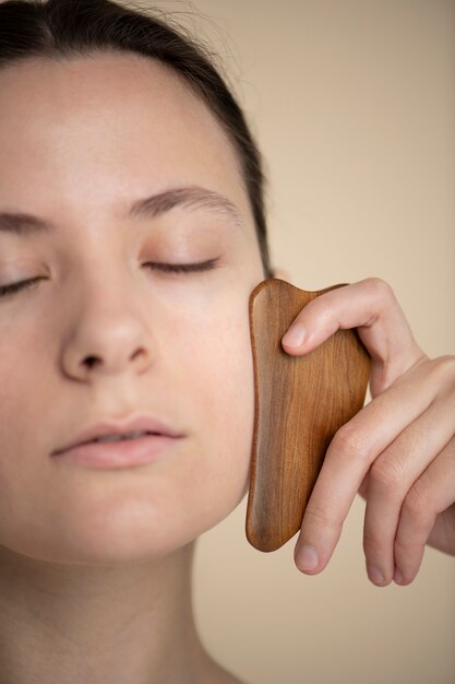 Beauty and treatments portrait