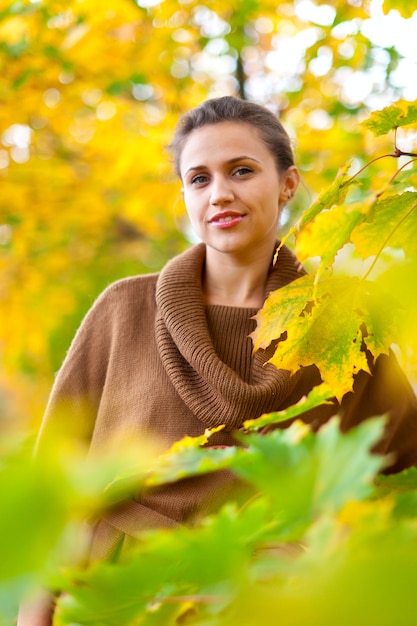 beauty woman in september