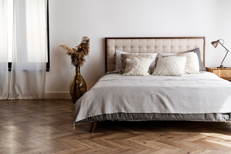 Free Photo bedroom background for zoom calls