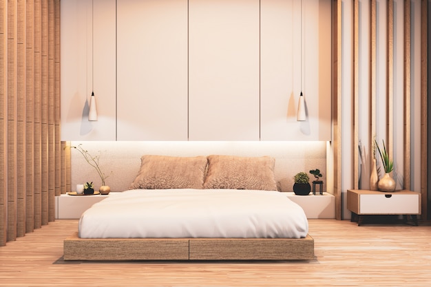 Japanese Style Wooden Bedroom Set Hupehome