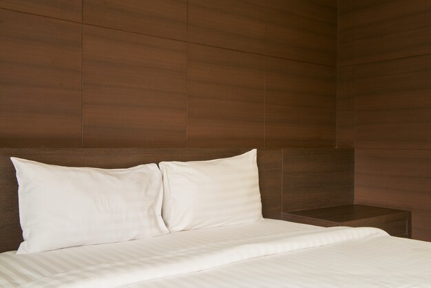 bedroom in soft light colors