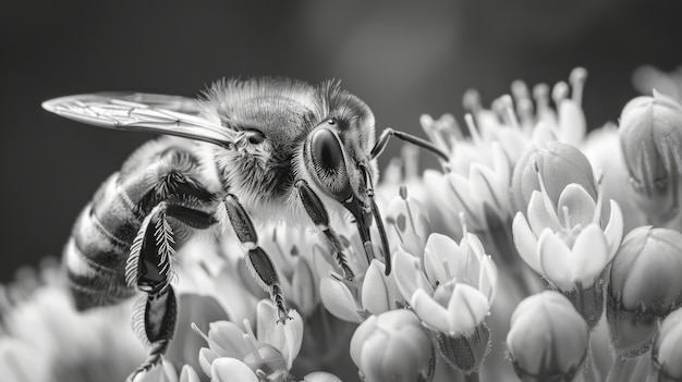 Bee farm close up