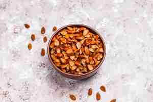 Free photo beech nuts ,top view