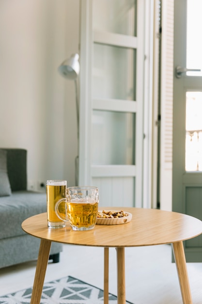 Beer concept on table