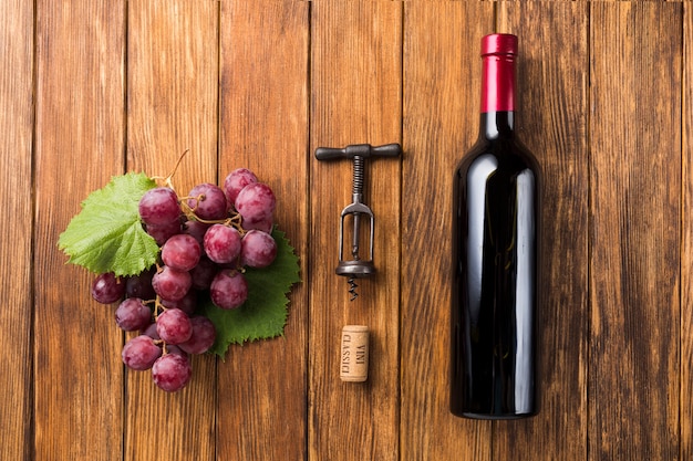 До и после компонентов красного вина