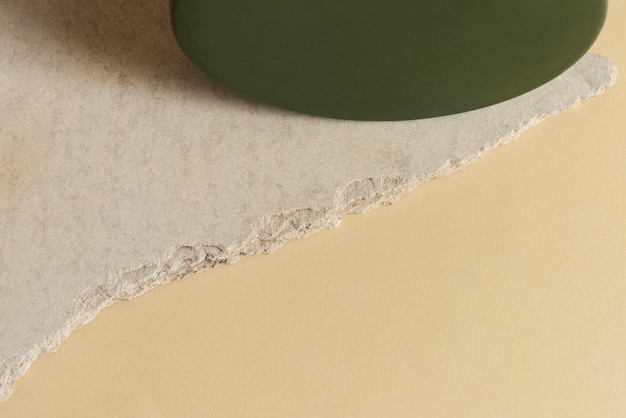 Pannello in gesso beige con copia spazio