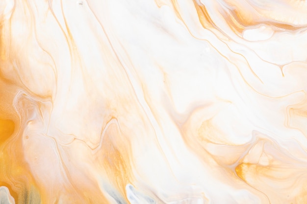 Beige marble swirl background handmade acrylic paint