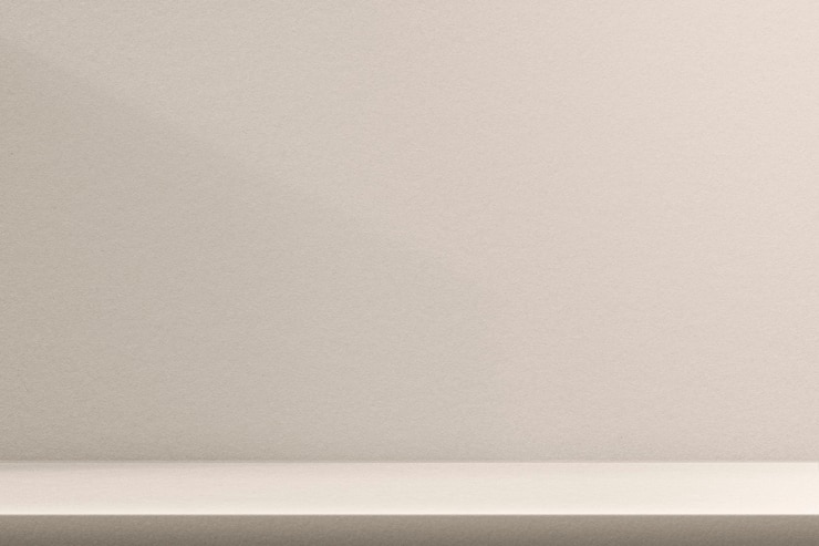 Free Photo beige product backdrop with blank space