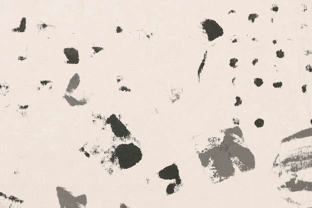 Бесплатное фото Бежевый штампованный узор фона с пятнами diy блочные принты
