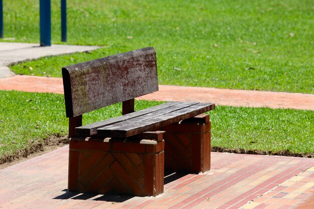 Bench in a park