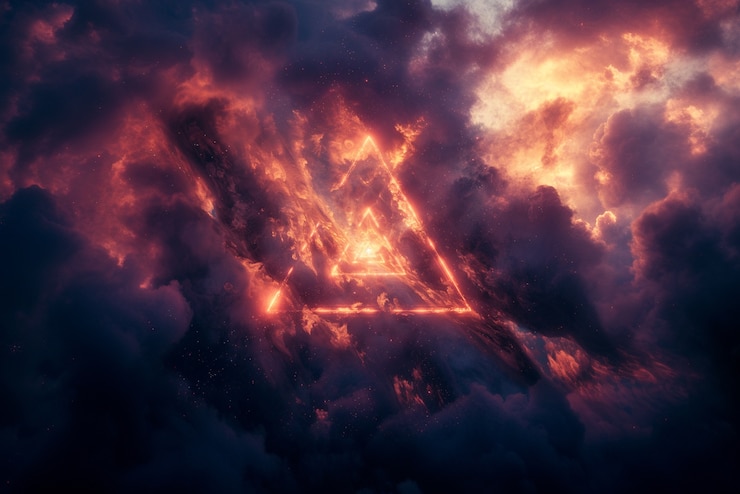 Free Photo bermuda triangle mystery event