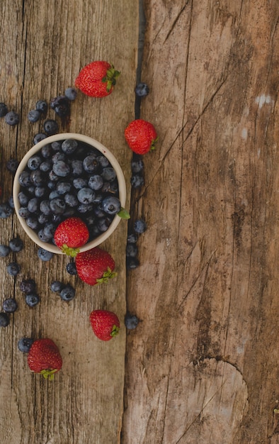 Berries on the table