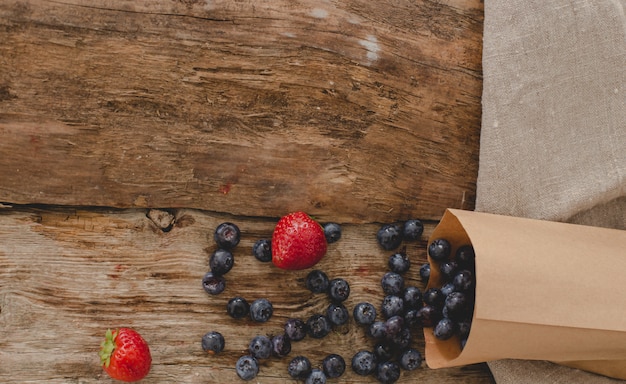 Berries on the table