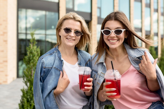 Best friends hanging out together