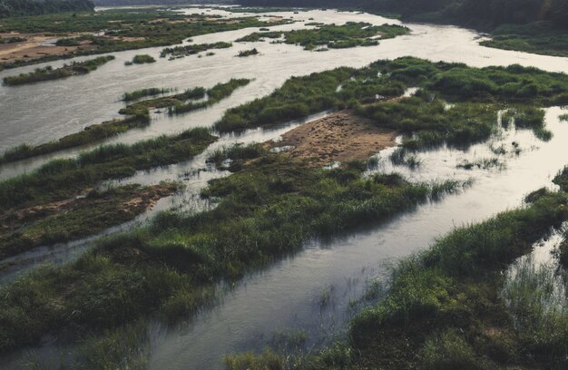 Bharatha river with little water