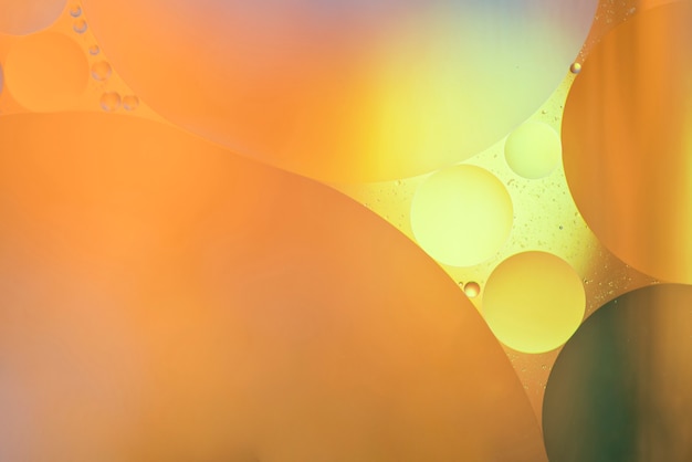 Бесплатное фото Большая абстрактная оранжевая текстура пузырей