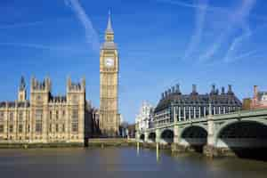 Free photo big ben and houses of parliament, london, uk