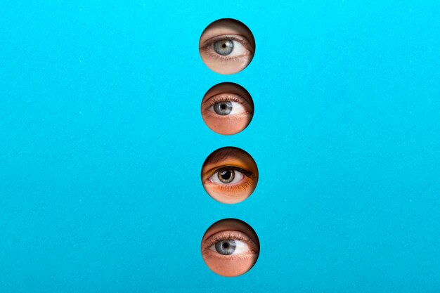 Big brother colage concept