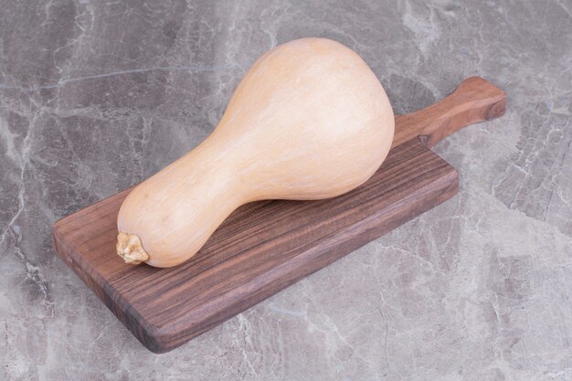 Big portion of pumpkin on a wooden platter