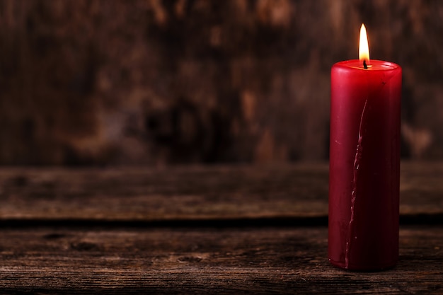 Big red candle