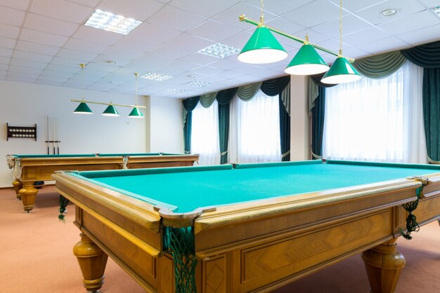 Billiard tables