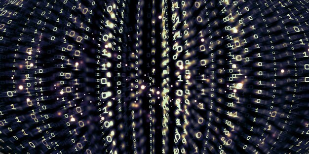 Premium Photo | Computer system information concept abstract binary ...