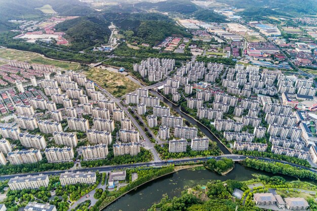 a bird's eye view of shanghai