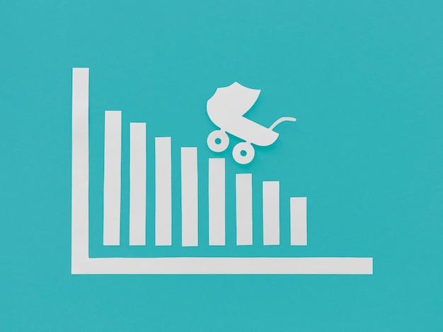 Birth rate fertility concept