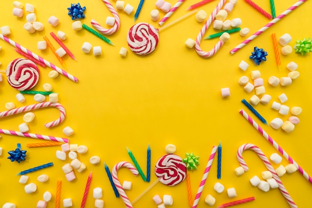 Free photo birthday candy