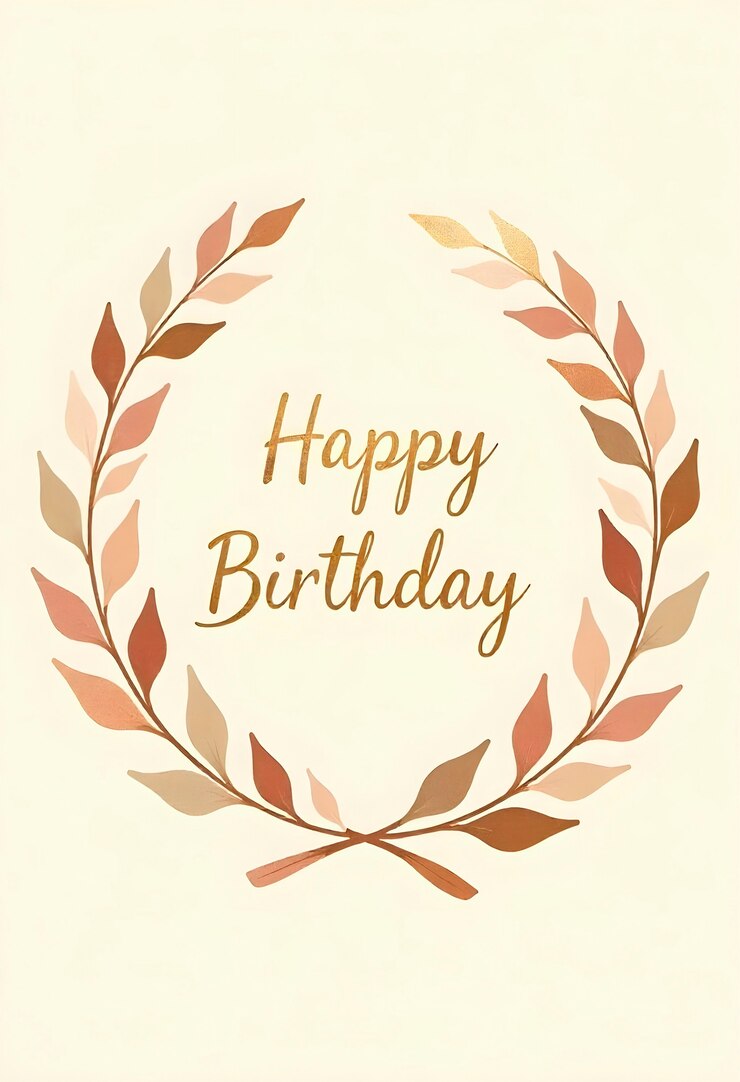 Free Photo birthday celebration card