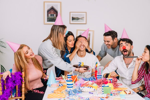 Birthday celebrations with good friends