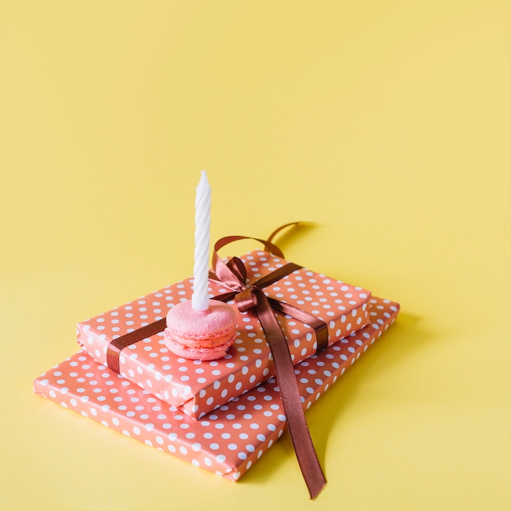 무료 Photo 선물에 생일 마카롱