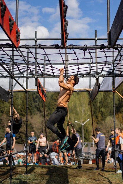 Bison Race - Obstacle Race, Sports Competition, Belarus, May 2019