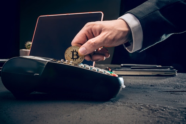 Bitcoin, credit card and pos-terminal 