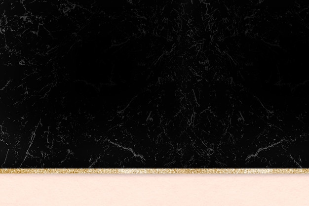 Black aesthetic marble golden sparkly background