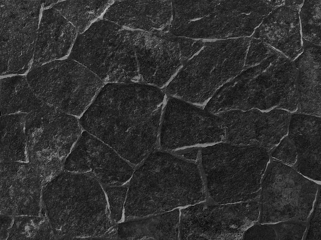 Black big stones texture