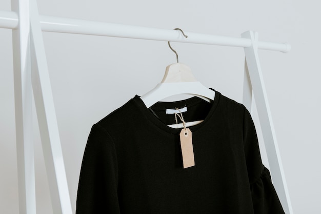 Black blouse in store