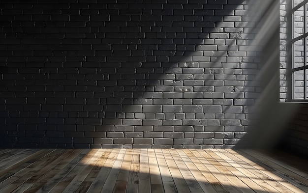 Текстура поверхности стены из черного кирпича