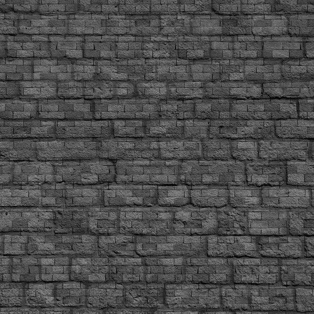 Black brick wall texture