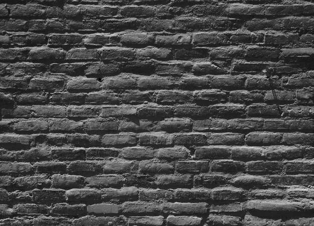 Black brick wall