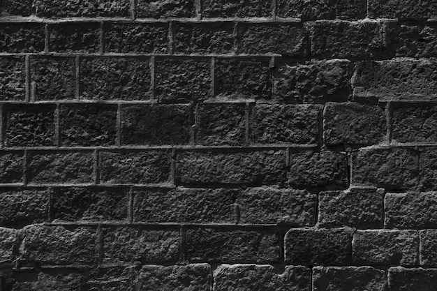 검은 벽돌 벽